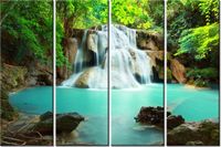 120CM 80 OBRAZ 4 ELEM WODOSPAD ŚCIENNY