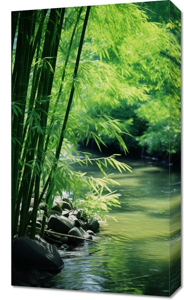Obraz 40x70cm Spokój Bambusów zdjęcie 1