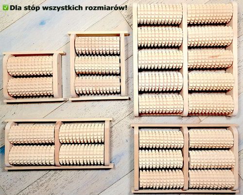 Drewniany Wałek do Masażu Stóp na Arena.pl