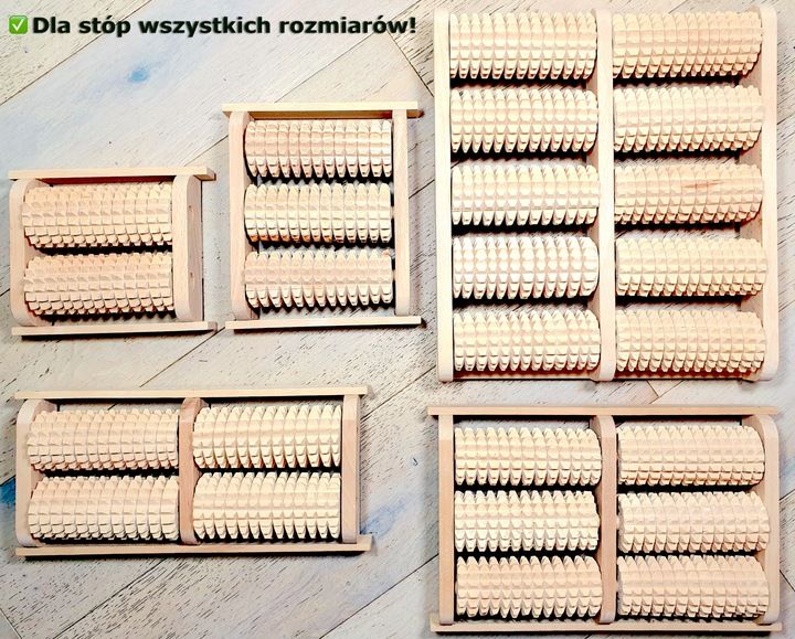 Drewniany Wałek do Masażu Stóp zdjęcie 8