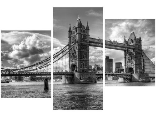 60 90CM OBRAZ 3 ELEM TOWER BRIDGE ŚCIENNY DRUK PŁÓTNO na Arena.pl