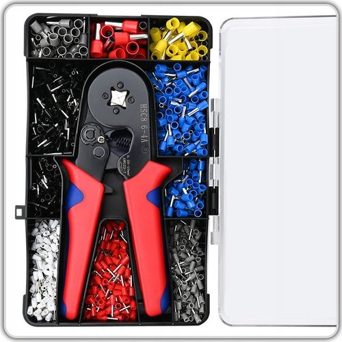 ZACISKARKA PRASKA DO KONEKTORÓW Szczypce PRZEWODÓW KABLI 1200 szt. + na Arena.pl