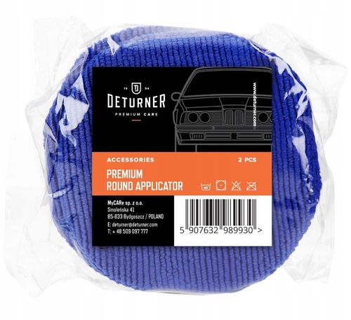 DETURNER PREMIUM ROUND APPLICATOR 2 SZTUKI APLIKATORY DO POWŁOK na Arena.pl