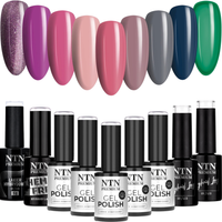 9x NTN Lakier Hybrydowy 5g Uptown Girl ZESTAW 9w1