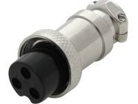 Wtyk CB mikrofonowy 3PIN na kabel