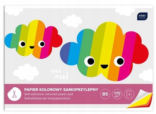 ZESZYT PAPIERÓW KOLOR B5/8K SAMOPRZYLEP. A'10 1252 na Arena.pl