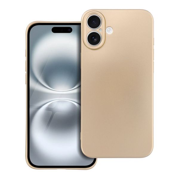Futerał METALLIC do IPHONE 16 Plus złoty zdjęcie 1