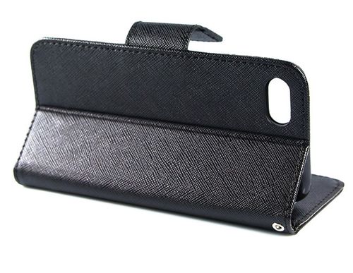 Etui portfel Fancy do iPhone 7 czarny na Arena.pl