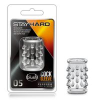 Żelowa Tulejka Na Penisa Z Wypustkami - Stay Hard Cock Sleeve 05