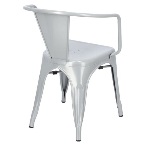 Krzesło Paris Arms szare inspirowane Tolix na Arena.pl