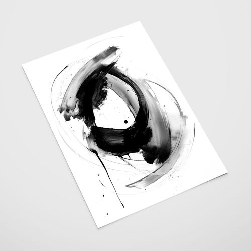 Plakat czarna farba 61x91 cm na Arena.pl