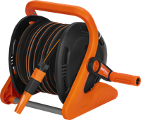 STOJAK Z WĘŻEM OGRODOWYM 20M+2M 1/2" KD2156