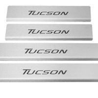 Listwa progowa HYUNDAI TUCSON MK3 Stal nierdzewna 304 mat z czarnymi 4szt