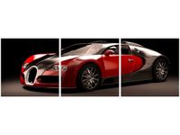 OBRAZ CZERWONE BUGATTI VEYRON