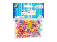 koraliki plastikowe, mix kolorów, rozm.8mm, op.80szt. PJ-0576