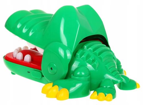 gra zręcznościowa dla dzieci GRA KROKODYL chory ząbek - aligator u dentysty na Arena.pl