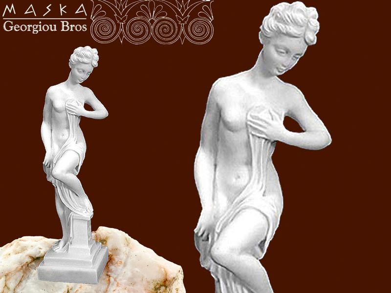 Figura kobiety -alabaster grecki zdjęcie 1