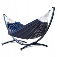 POTENZA hamak ze stelażem, stelaż stal 220 kg + hamak ROMA XL 220x160 cm