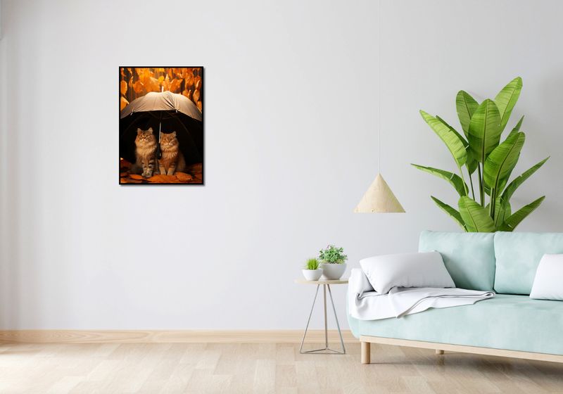Plakat 50x70cm Jesienny Koci Schron zdjęcie 4