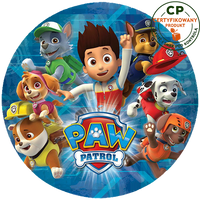 Opłatek na tort Psi Patrol