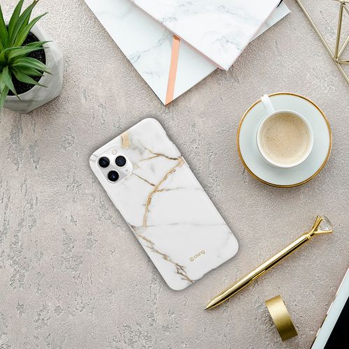 Crong Marble Case – Etui do iPhone 11 Pro (biały) na Arena.pl