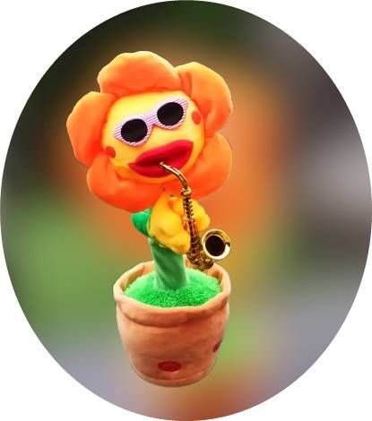 ŚPIEWAJĄCY TAŃCZĄCY KWIATEK z saksofonem SŁONECZNIK JAK KAKTUS na Arena.pl