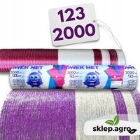 Siatka do bel POWER NET Beluś 123x2000m do słomy, siana, kiszonki