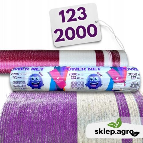 Siatka do bel POWER NET Beluś 123x2000m do słomy, siana, kiszonki na Arena.pl