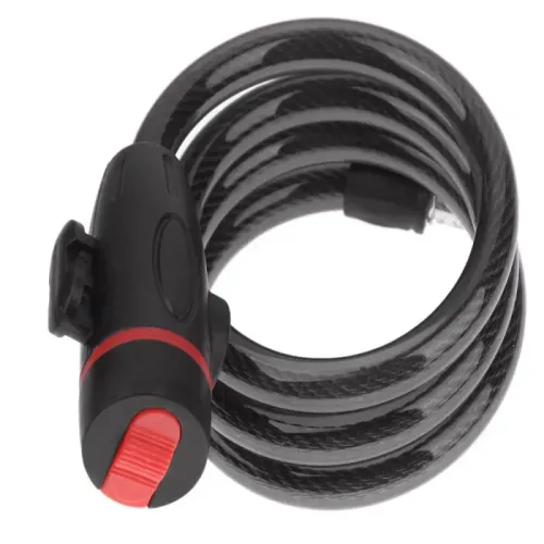 Zapięcie rowerowe blokada do roweru na kluczyk mocna linka kłódka na Arena.pl