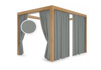 Zasłony ogrodowe tarasowe na tunel na karnisz do altany pergoli 155x220