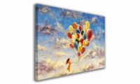 OBRAZ NA PŁÓTNIE 023 Dziewczynka z balonami 60x40cm