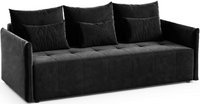 Czarna Kanapa / Sofa z Funkcją Spania 222x105cm BENN IT - Różne Kolory