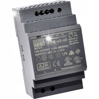 ZASILACZ IMPULSOWY NA SZYNĘ DIN MEAN WELL HDR-60-48 48V/60W/1.25A
