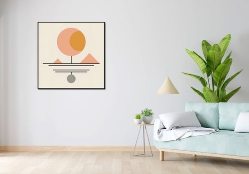 Plakat 90x90cm Geometryczna Utopia na Arena.pl