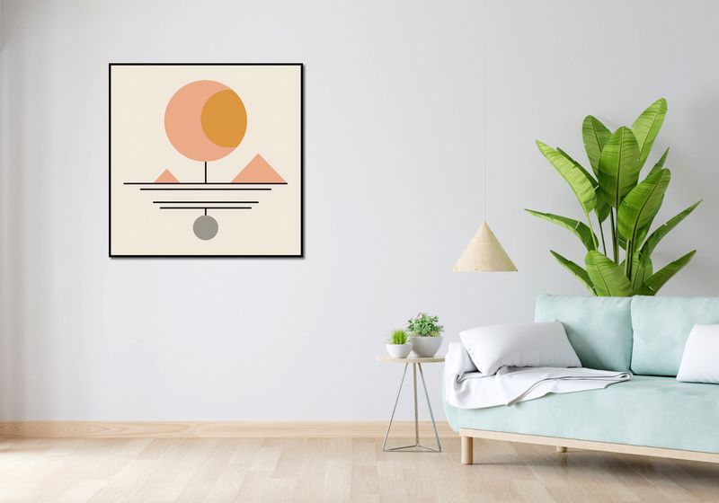 Plakat 90x90cm Geometryczna Utopia zdjęcie 4