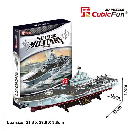 Cubicfun Puzzle 3D Krążownik Liaoning na Arena.pl
