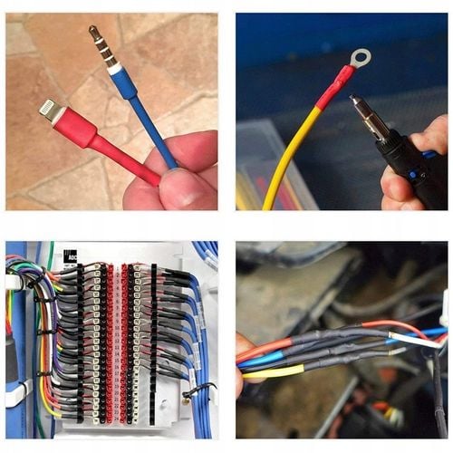 Rurka termokurczliwa 625szt zestaw rurek KONEKTORY Zestaw Węży na Arena.pl