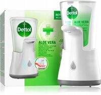 DETTOL Bezdotykowy aplikator do mydła + wkład 250 ml delikatny aloes