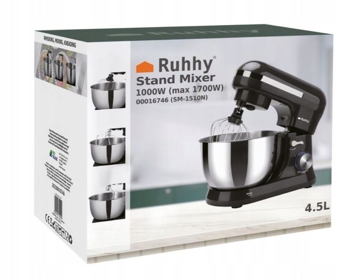 Robot kuchenny PLANETARNY 1700W domowy z 8 biegów prędkości + system PULSE zdjęcie 3