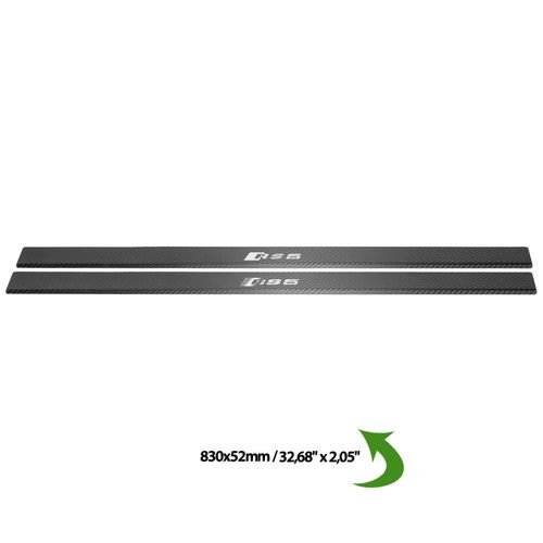 Listwa progowa AUDI A5 B9 RS5 Stal nierdzewna 304 carbon 2szt na Arena.pl