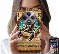 ETUI DO OPPO RENO12 F / 12FS 5G - SKORPION ZNAK ZODIAKU ASTRONOMIA + FOLIA