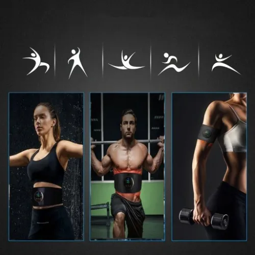 ELEKTROSTYMULATOR STYMULATOR DO MIĘŚNI BRZUCHA EMS na Arena.pl