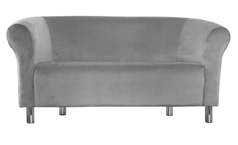 Sofa Milo MG17 szary nogi chrom zdjęcie 1