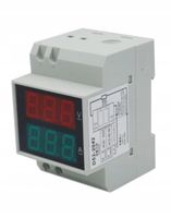 Miernik 2w1 WOLTOMIERZ AMPEROMIERZ AC230V 100a DIN