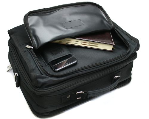 duża torba męska do pracy bellugio - czarna na Arena.pl