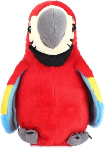 Interaktywna Gadająca Papuga Tańczy Powtarza Zdania Przedrzeźniacz +Baterie na Arena.pl