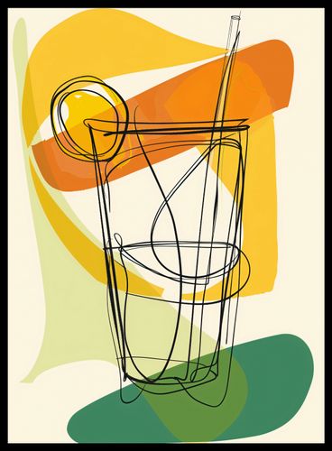 Plakat 40x55cm Koktajl Artystyczny na Arena.pl