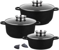 zestaw 8 elem. garnków granitowych klausberg kb-7359