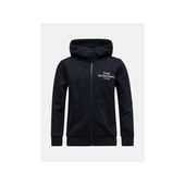 Bluza Peak Performance Jr Original Zip Hood czarny 140