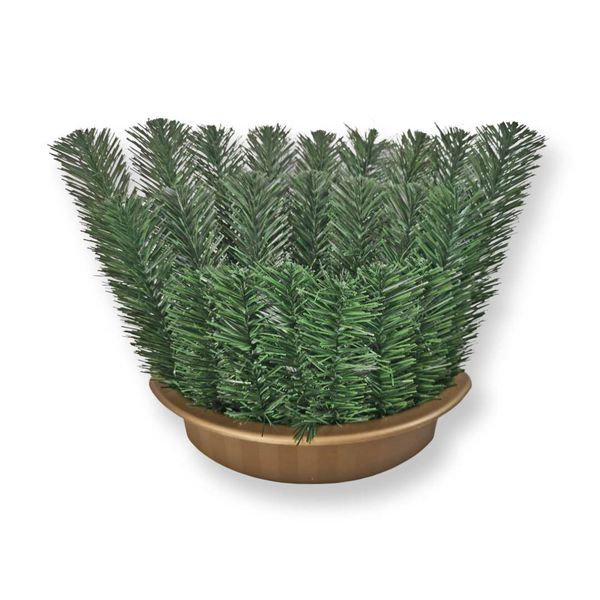 DUŻA ŁÓDKA PIRAMIDA Podkład do wiązanki stroik na pomnik grób cmentarz zdjęcie 1